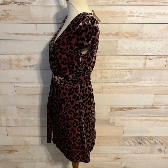 NWT J.Crew pink leopard print dress size 00 - Picture 4 of 11
